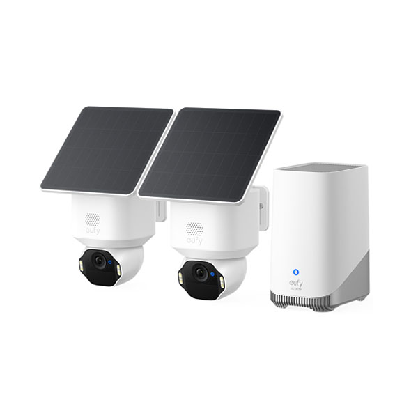 ערכת מצלמות לאבטחת חוץ חכמה eufy SoloCam E42 2+1 kit 4K ערכת מצלמות לאבטחת חוץ חכמה eufy SoloCam E42 2+1 kit 4K