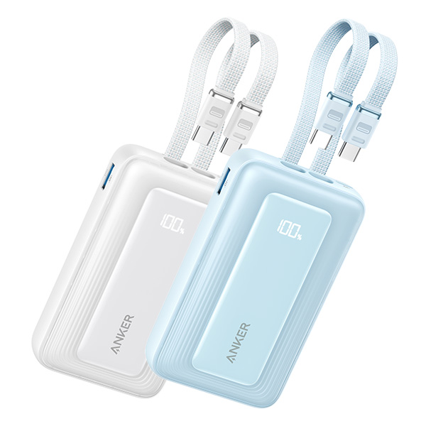 סוללת גיבוי Anker Zolo Power Bank 35W 10000mAh בצבע לבן סוללת גיבוי Anker Zolo Power Bank 35W 10000mAh בצבע לבן
