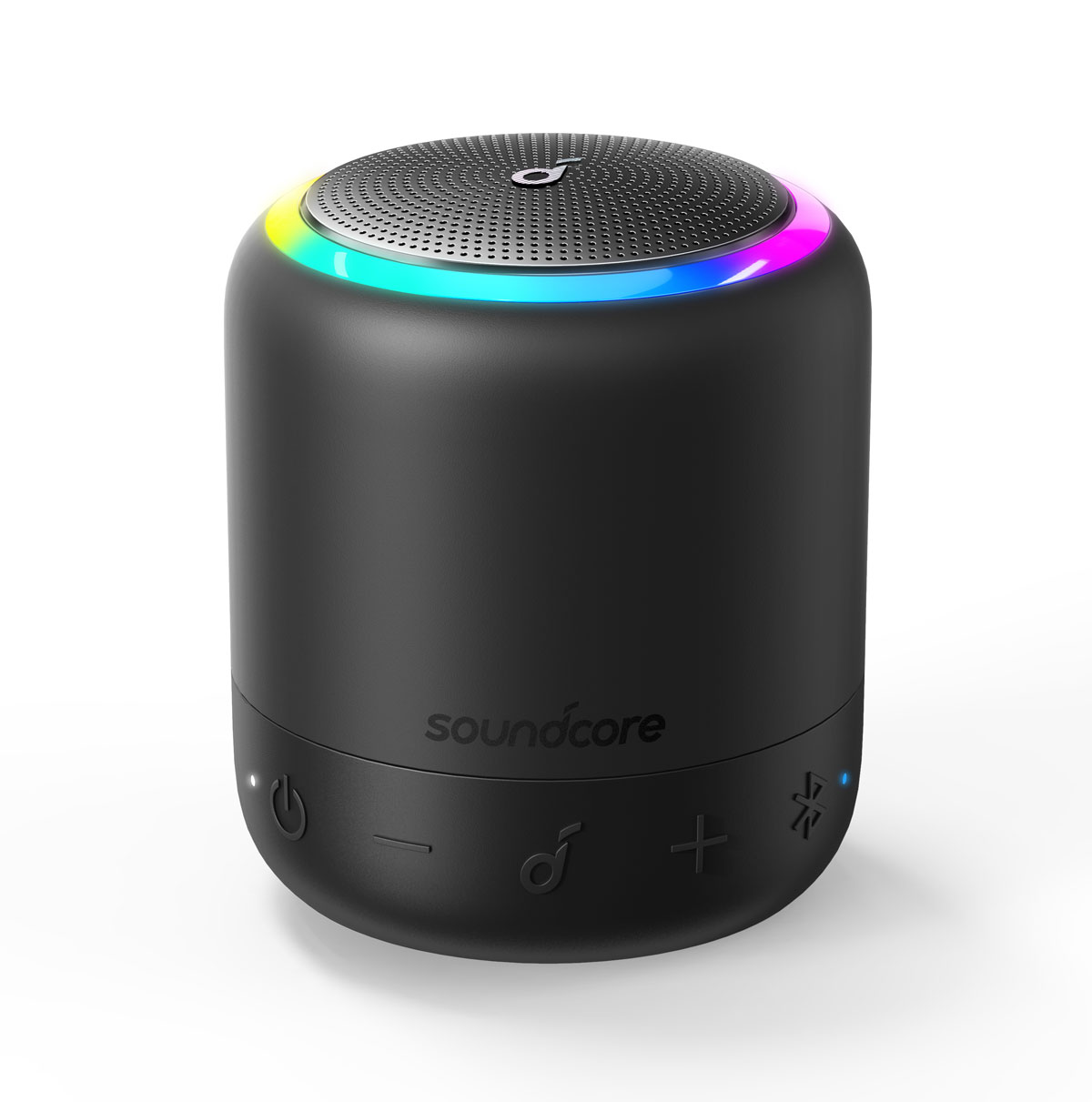 spherical Serrated on רמקול Anker Sound Core Mini 3 Pro Bluetooth שחור - אנקר ישראל פורצת דרך  בתחום הטכנולוגיה